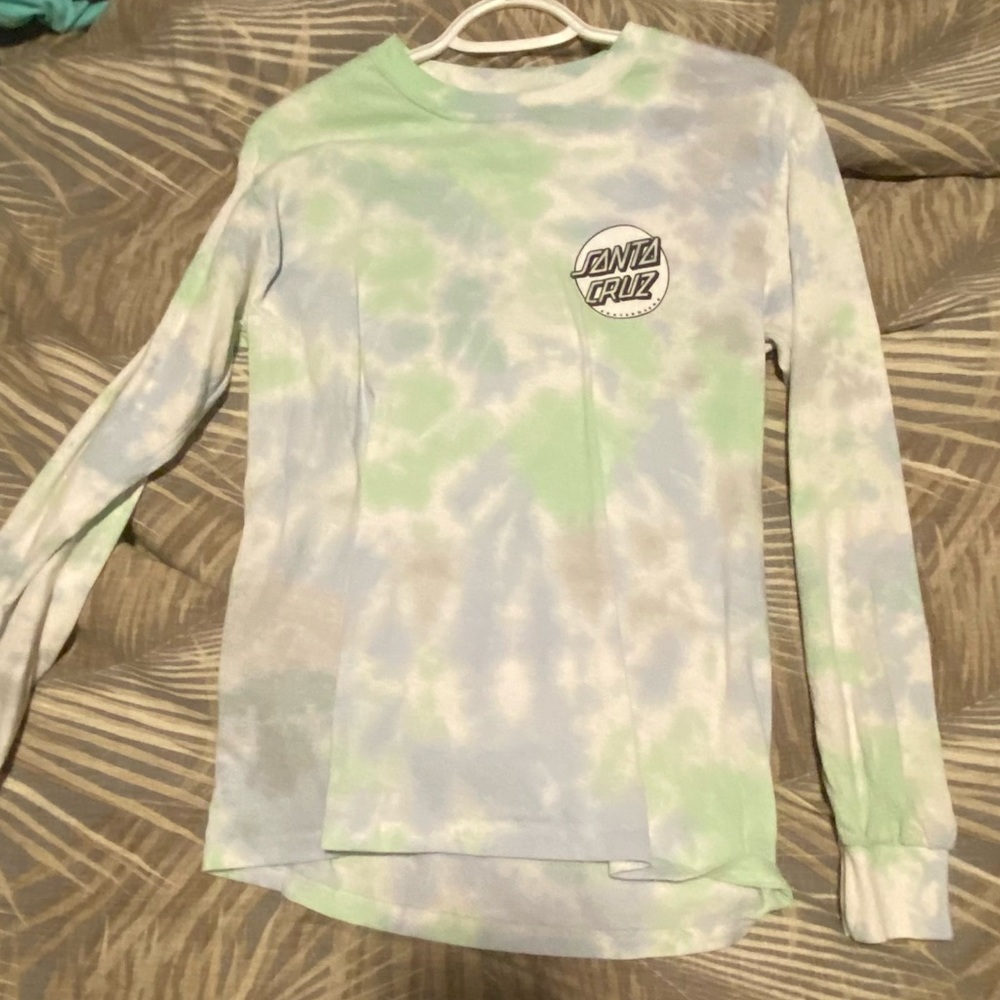 tie dye long sleeve shirt